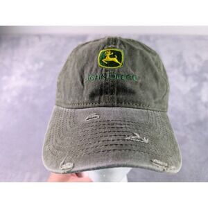 John Deere Green Distressed Ponytail Baseball Cap Elude Evolve Infinity Her OSFM